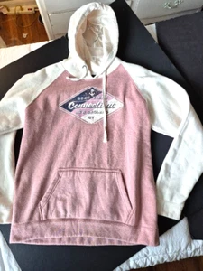 Good Vibes Connecticut New England Kapuzenpullover mit Kordelzug Gr. L lachs - Bild 1 von 7