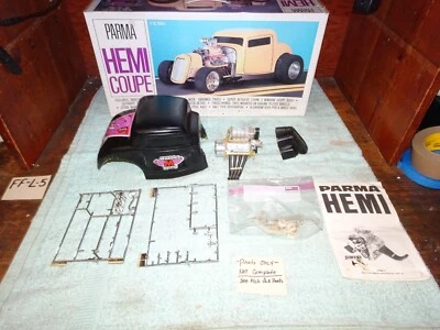 RARO Kit Modelo R/C Vintage Parma 1/10 HEMI Cupé #15080 (PIEZAS FALTANTES) Foto 1 de 4