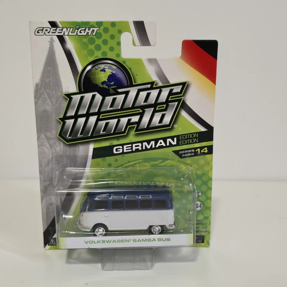 1965 W Flames Shelby Cobra 427 SC Motor World Greenlight Diecast 1/64 Series 17