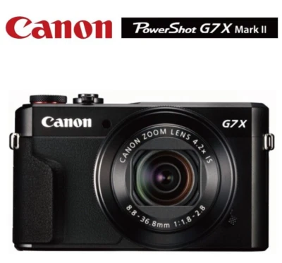 Canon PowerShot G7x Mark II 20.1MP Digital Camera Body 4.2x Optical Zoom NEW - Image 1 of 4