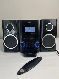 TEAC CD-X70i CD Player Ipod dock Micro Hi-Fi Stereo System W/ Remote Works READ - Picture 1 of 11