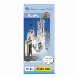 Spain Provincial Map: Huelva driving topographic 1:200K - Picture 1 of 2