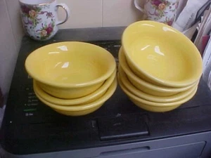 Homer Laughlin Fiesta Sunflower 5" Salsa Bowls (Set Of 7) - Picture 1 of 3