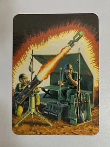 1986 HASBRO MILTON BRADLEY G.I. JOE ACTION CARDS #49 G.I. JOE BIVOUAC - Picture 1 of 2