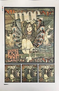 Impresión de prueba Moe con folletos, ciudad de Nueva York, 2007 por Ron Donovan 23 x 35. - Imagen 1 de 2