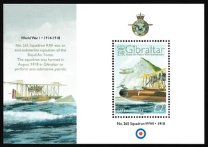 Gibraltar Block 2008 90th Anniversary Royal Air Force MNH aXF Z3685 - Picture 1 of 8