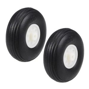 2pcs 2" Tire and Wheel Sets for RC Car Sponge Tire with Plastic Hub - Picture 1 of 3