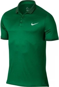 Polo liso Nike ADV para hombre (grande, verde) 728947-319 - Imagen 1 de 3