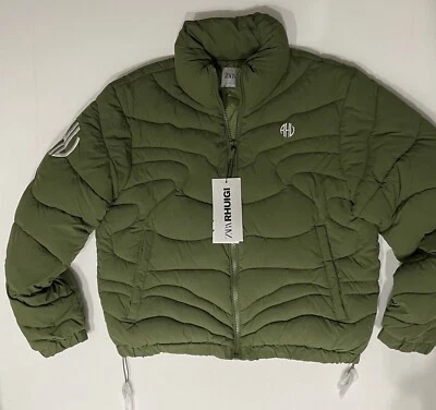 ZARA X RHUIGI PUFFER JACKET WITH ELASTIC CUFFS  SIZE L-XL LIMITED EDITION - Image 1 of 4