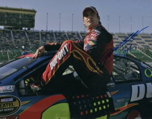 JEFF GORDON SIGNED AUTOGRAPH 11X14 PHOTO - NASCAR LEGEND, DAYTONA 500 WINNER - Picture 1 of 2