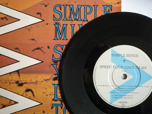 Simple Minds ‎– Speed Your Love To Me    VS 649     VINYL LOOKS MINT  - Image 1 of 1