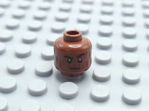 LEGO Star Wars Brown Rebel Trooper Minifigura Cabeza - Imagen 1 de 1