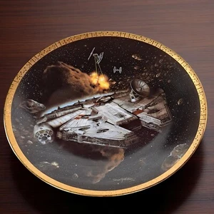 Star Wars El Halcón Milenario Colección Hamilton Placa Coleccionista 1994 - Imagen 1 de 7