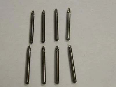 Metal Removal Round Nose Burr 1/8" x 1/8" x 1/4" x 1-1/2" Lot of 8 M41379 - Image 1 of 3