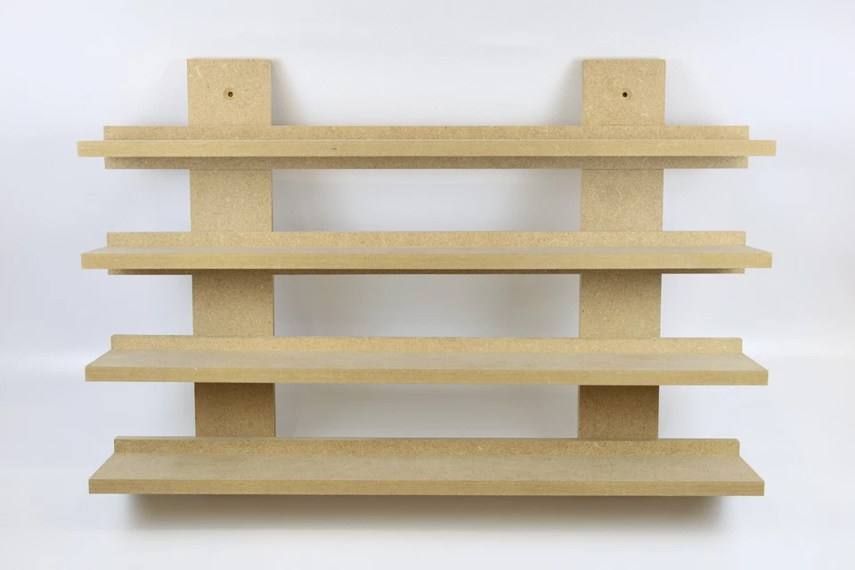 ETA1 Etagère en bois (MDF) à monter pour 12 voitures 1/43 (SANS VOITURES) - Photo 1/4