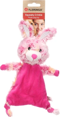 Giochi per Gatti – Roza Coniglio Rosa – 26 Cm – Peluche Soffice Con Squeaker E F - Immagine 1 di 4