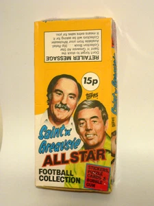 1988 Topps Ireland UK Saint n Greavsie football soccer cards sealed box 48 packs - Picture 1 of 2