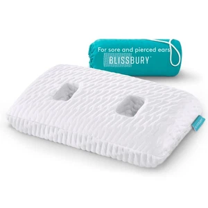 Ear Pillow with Hole | Ear Piercing Pillow | Adjustable Memory Foam with for ... - Picture 1 of 9