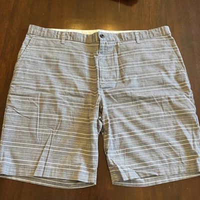 Pantalones Cortos Dockers Adulto Hombre Talla 42, Entrepierna 9.5, Rayas Azules, Bolsillos Foto 1 de 4