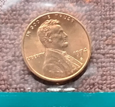1974 Lincoln Penny San Francisco Mint - Image 1 of 2