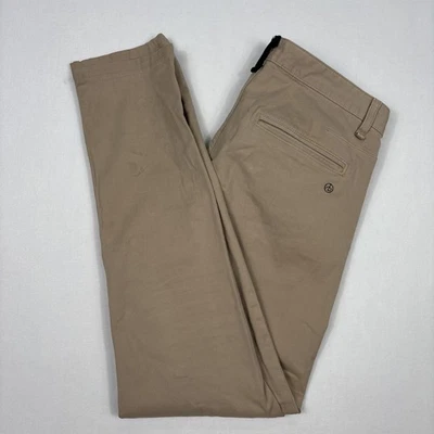 Pantalones chinos Rag & Bone Fit 2 para hombre 30x30 beige clásicos tiro medio elásticos informales Foto 1 de 4