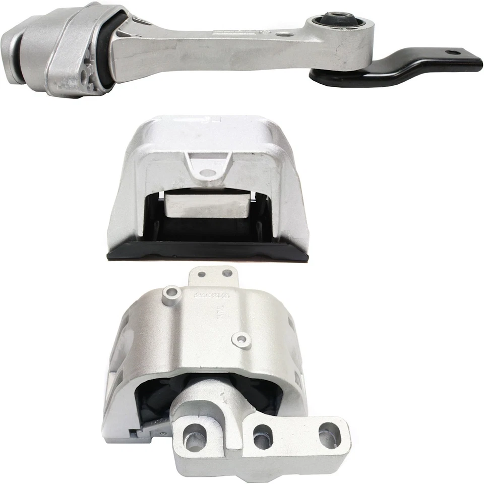 电机和变速器支架 3 件套 适用于 99-05 甲壳虫高尔夫捷达 1.8L 升 1.9L 2.0L 升 — 第 1/4 张图片