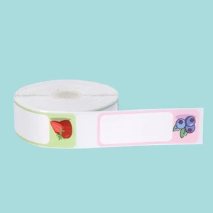 (14x40mm (160 Sheets)Fruits)Thermal Printing Label Paper Barcode Price TDW - Afbeelding 1 van 8