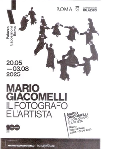 FOTOGRAFIA MOSTRA MARIO GIACOMELLI a ROMA PALAZZO ESPOSIZIONI FLYER VOLANTINO - Picture 1 of 1