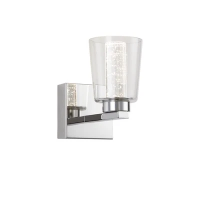 Aplique de baño Artcraft Lighting AC7351 Dalton 8" de alto - cromado Foto 1 de 4