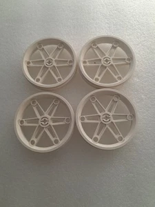 Lego weißes Rad 61,6 mm T. x 13,6 mm Motorrad Menge 4 - Bild 1 von 2