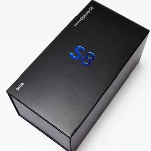 NUR LEERKARTON EINZELHANDELSVERPACKUNG MIT WERKSEITIGER FOLIE SIEGELFOLIE FÜR SAMSUNG GALAXY S8 - Bild 1 von 9