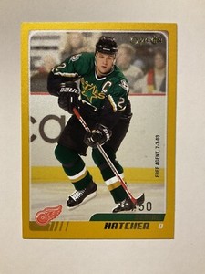 Derian Hatcher 2003-04 O-Pee-Chee Gold Parallel #170 /50 Serial #’d Dallas