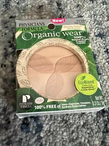 Physicians Formula Organic Wear PRESSED POWDER #2139 BEIGE ORGANICS NIB RARE1 - Picture 1 of 2