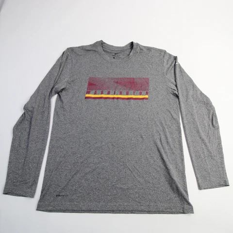 Washington Commanders Nike Dri-Fit Long Sleeve Shirt Men's Gray Used Cover