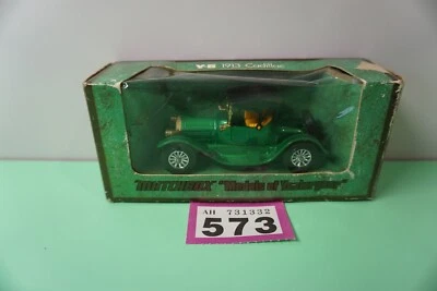 MATCHBOX MODELS OF YESTERYEAR 1:48 SCALE 1913 CADILLAC - GREEN - Y-6 - BOXED - Image 1 of 4