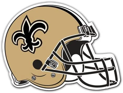 New Orleans Saints Helmet Die Cut Magnet 12 Inches NEW NFL Free Shipping! Cover