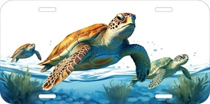 TORTUGA TORTUGA DISEÑO TU PROPIO SURTIDO PLACA DE METAL IMPRESA UV E - Imagen 1 de 4