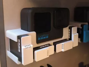 GoPro Wall Mount With Battery Storage - Picture 1 of 4