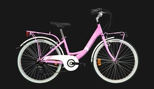 LOMBARD BICYCLE 24 RIMINI 6V PINK WHITE - Picture 1 of 1