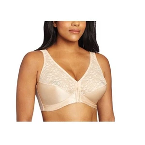 Exquisite Form Women's Fully Front Close Posture Bra 5100565 Rose Beige 42B - Picture 1 of 2