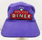 Vintage Fog City Diner Spoonbill Strapback Hat Cap 80's San Francisco Purple USA