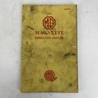 MG Magnette Operation Manual AKD687J Tenth Edition
