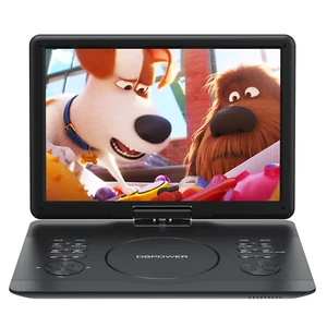 DBPOWER 16.9" Portable DVD Player W/ 14.1" Swivel Screen Rechargeable Multimedia - Picture 1 of 6