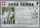 TARGA VINTAGE 1932 CASA DI TOLLERANZA "SORA GEMMA" IMMAGINE RESTAURATA, BROTHEL