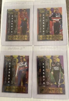 1998 Wheels High Gear Top Tier Insert Set (8) Gordon Earnhardt Sr SSP RARE ODDS - Image 1 of 4