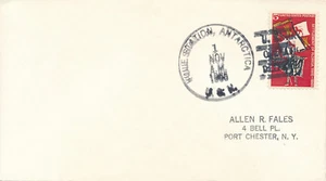 MILITARY NAVAL EVENT COVER USN OPERATION DEEP FREEZE ANTARCTICA STATION 11/1/65  - Bild 1 von 1