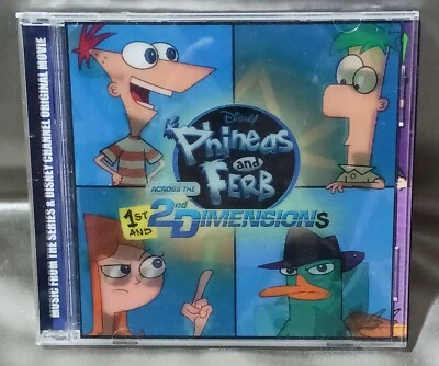 Phineas And Ferb Across The 1st And 2nd Dimensions Pre-owned CD 2011 - Image 1 of 4