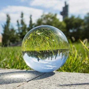 witch decor crystal 80mm Photography Crystal Ball Sphere Decoration Lens Photo - Picture 1 of 10
