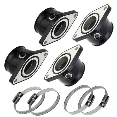 Right And Left Intake Manifold Carb Boot For Suzuki GS650Gl GS650M 1981-1983 Foto 1 de 2