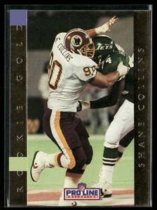 Shane Collins 1992 Pro Line Portraits #28 Rookie Gold Washington Redskins - Picture 1 of 2
